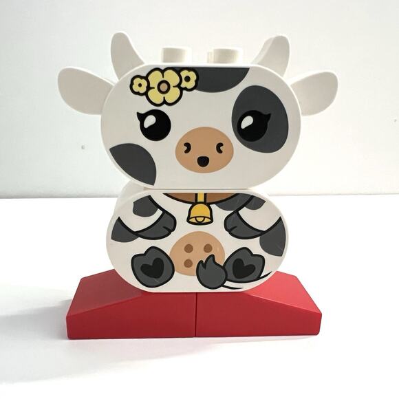 Lego Duplo 10412 Animal Train Block Building Toy Set Lamb Cow Rooster Horse - Picture 2 of 9